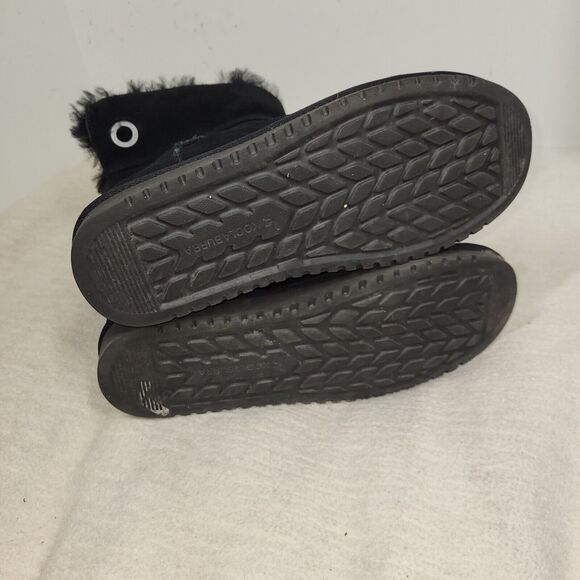 Koolaburra by UGG Boots Womens Size 8 Black Short Lined Suede Winter Cold Fall - Picture 11 of 16
